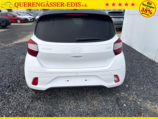 Hyundai / i10 / Wei&szlig; / / / AUT SHZ SMART KEY KLIMAAUTOMATIK AMBIENTE ALU RFK PDC NAVI 