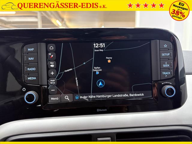 Hyundai i10 PREMIUM AUT SHZ SMART KEY KLIMAAUTOMATIK AMBIENTE ALU RFK PDC NAVI 