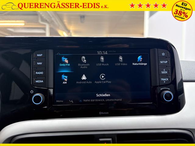 Hyundai i10 PREMIUM AUT SHZ KLIMAAUTOMATIK AMBIENTE ALU RFK PDC NAVI 