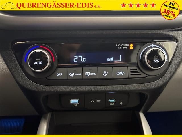 Hyundai i10 PREMIUM AUT SHZ KLIMAAUTOMATIK AMBIENTE ALU RFK PDC NAVI 