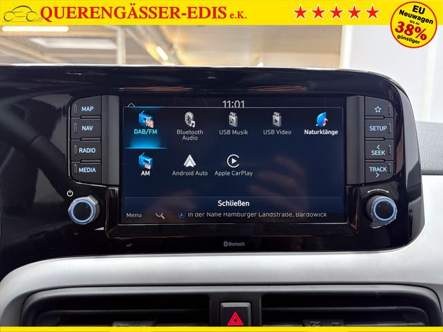 Hyundai i10 PREMIUM AUT SHZ KLIMAAUTOMATIK AMBIENTE ALU RFK PDC NAVI 