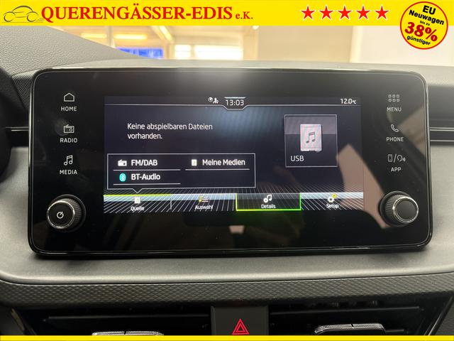 Skoda Kamiq Easy TEMPOMAT NSW PDC ALU 