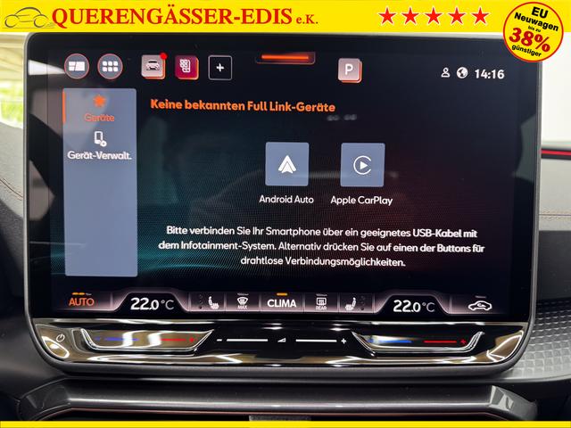 Cupra Leon 1.5 TSI MATRIX NAVI INTELLIGENT DRIVE SHZ KEYLESS 