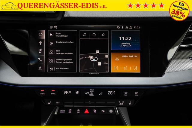 Audi A3 Sportback 40 TFSI S-tronic quattro S-Li -LAG. 