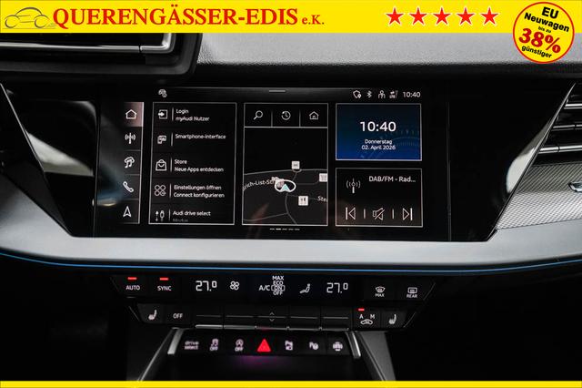 Audi A3 Sportback 40 TFSI S-tronic quattro S-Li -LAG. 