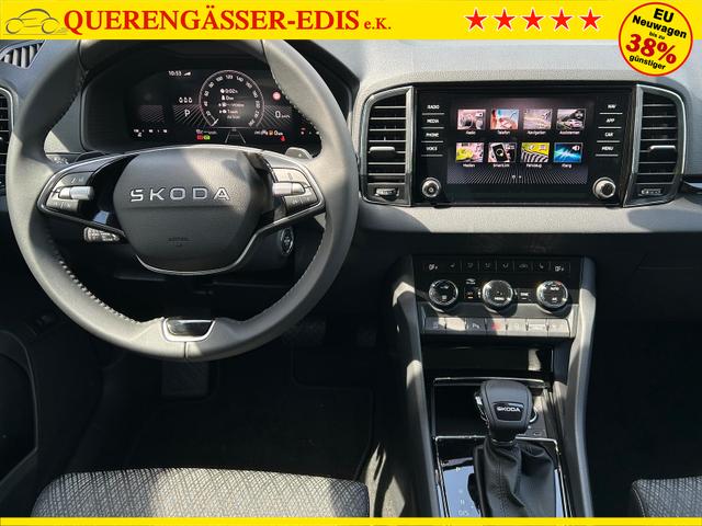 Skoda Karoq Extra Plus 2.0 TDI DSG AHK*Android Auto*Matrix*E-Heck*SHZ*ACC*Keyless*Kamera*17" LM* 2Z Klimaauto*SUNSET 