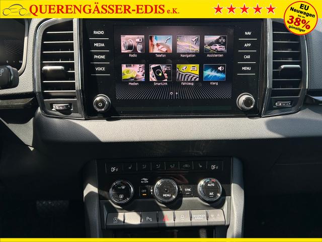 Skoda Karoq Extra Plus 2.0 TDI DSG AHK*Android Auto*Matrix*E-Heck*SHZ*ACC*Keyless*Kamera*17" LM* 2Z Klimaauto*SUNSET 