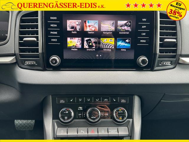 Skoda Karoq Extra 2.0 TDI DSG AHK*Android Auto*SHZ*ACC*Keyless*Kamera*17" LM* 2Z Klimaauto*SUNSET 