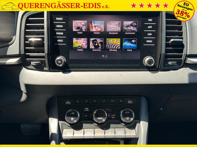 Skoda Karoq Extra 2.0 TDI DSG AHK*Android Auto*SHZ*ACC*Keyless*Kamera*17" LM* 2Z Klimaauto*SUNSET 