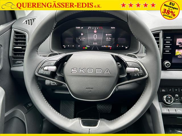 Skoda Karoq Extra Plus 2.0 TDI DSG 4x4 AHK*Android Auto*Matrix*E-Heck*SHZ*ACC*Keyless*Kamera*17" LM* 2Z Klimaauto*SUNSET 