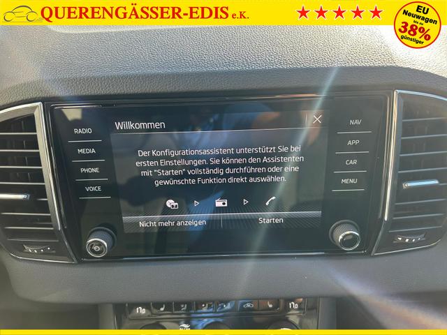 Skoda Karoq Extra Plus 1.5 TSI DSG AHK*Android Auto*Matrix*E-Heck*SHZ*ACC*Keyless*Kamera*17" LM* 2Z Klimaauto*SUNSET 
