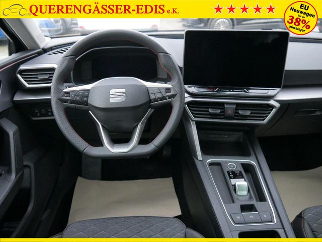 Seat Leon Sportstourer FR Kombi 2.0 TDI DSG*NAVI*ACC*5J-GARANTIE*AHK-SCHWENKBAR*SOFORT-VERF&Uuml;GBAR*PDC*LED*SHZ*KLIMA*18-ZOLL 