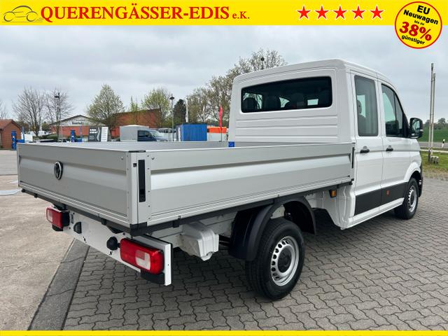 Volkswagen / Crafter Pritsche DoKa / Weiß / / / 35 2.0 TDI MR / 5 J. Garantie
