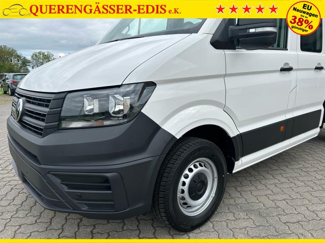 Volkswagen / Crafter Pritsche DoKa / Weiß / / / 35 2.0 TDI MR DSG 4x4 / 5 J. Garantie