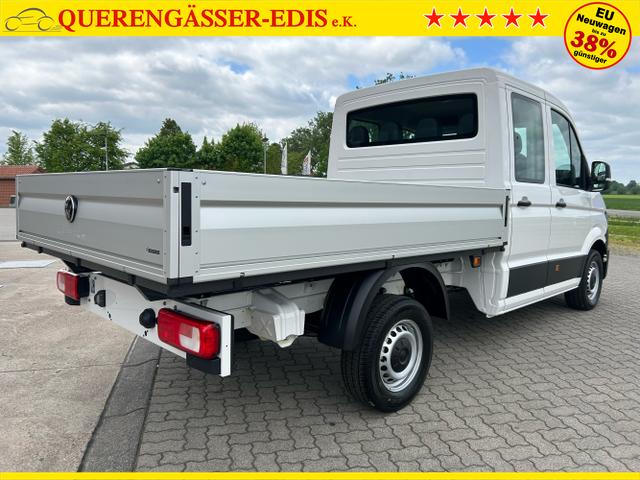 Volkswagen / Crafter Pritsche DoKa / Weiß / / / 35 2.0 TDI MR DSG 4x4 / 5 J. Garantie