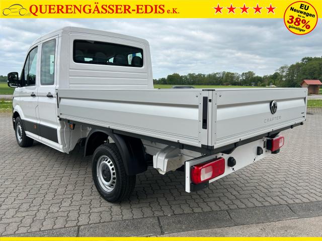 Volkswagen / Crafter Pritsche DoKa / Weiß / / / 35 2.0 TDI MR DSG 4x4 / 5 J. Garantie