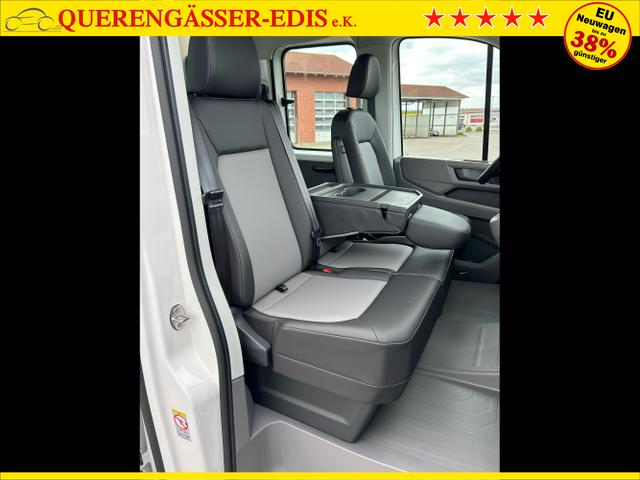 Volkswagen / Crafter Pritsche DoKa / Weiß / / / 35 2.0 TDI MR DSG 4x4 / 5 J. Garantie