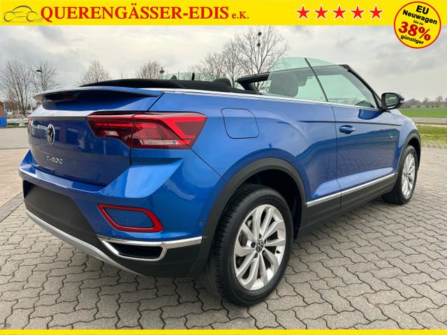 Volkswagen / T-Roc Cabriolet / Blau / / / Cabriolet 1.5 TSI / Windschott 
