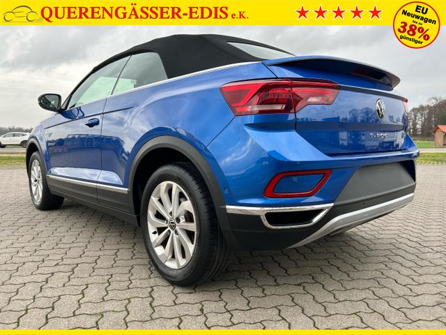 Volkswagen / T-Roc Cabriolet / Blau / / / Cabriolet 1.5 TSI / Windschott 