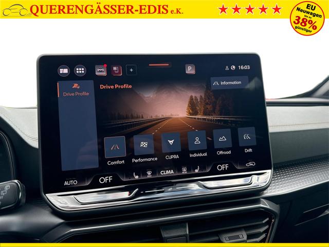 Cupra / Formentor / Grau / / / 4Drive BREMBO+MATRIX+NAVI+SENNHEISER, Beispielbilder, ggf. teilweise mit Sonderausstattung