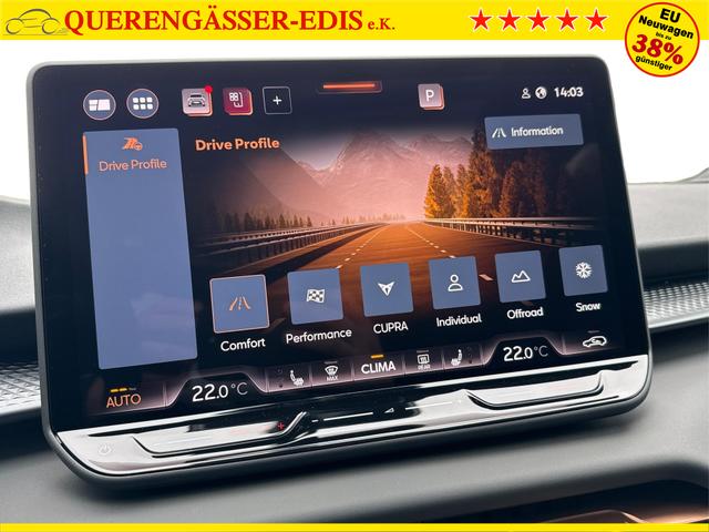 Cupra / Terramar / Schwarz / / / 4Drive PANO+NAVI+SENNHEISER+MATRIX+MEMORY+HUD+KAM+ACC+EL.HECKKL.
