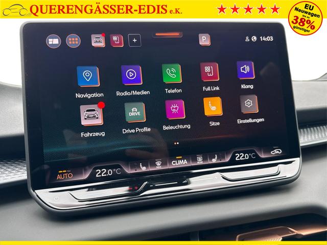 Cupra / Terramar / Schwarz / / / 4Drive PANO+NAVI+SENNHEISER+MATRIX+MEMORY+HUD+KAM+ACC+EL.HECKKL.