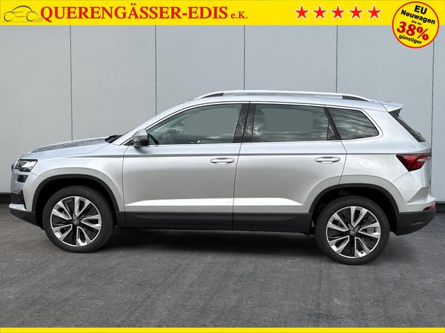 Skoda / Karoq / Silber / / / AHK+KAMERA+EL. HECKKL.+SHZ+ACC+KESSY+18''ALU
