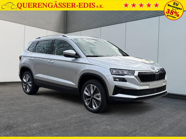 Skoda / Karoq / Silber / / / AHK+KAMERA+EL. HECKKL.+SHZ+ACC+KESSY+18''ALU
