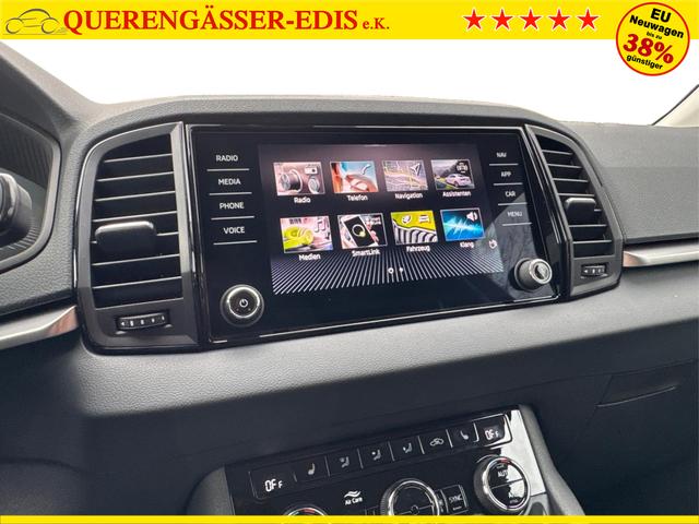 Skoda / Karoq / Grau / / / AHK+KAMERA+EL. HECKKL.+SHZ+ACC+KESSY+18''ALU