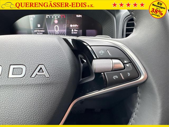 Skoda / Karoq / Grau / / / AHK+KAMERA+EL. HECKKL.+SHZ+ACC+KESSY+18''ALU