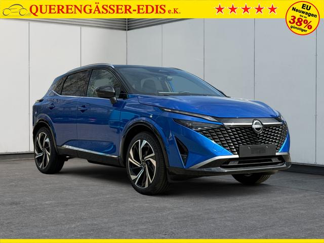 Nissan / Qashqai / Blau / / / FACELIFT+PANO+360&deg;KAMERA+PDC+EL.HECKKL. 