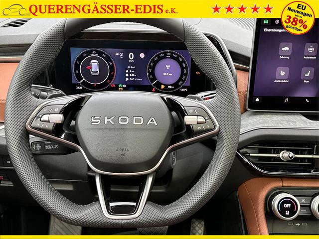 Skoda / Kodiaq / Wei&szlig; / / / LEDER+AHK+PANO+MATRIX+360 KAM+eHK+20 LM, Beispielbilder, ggf. teilweise mit Sonderausstattung