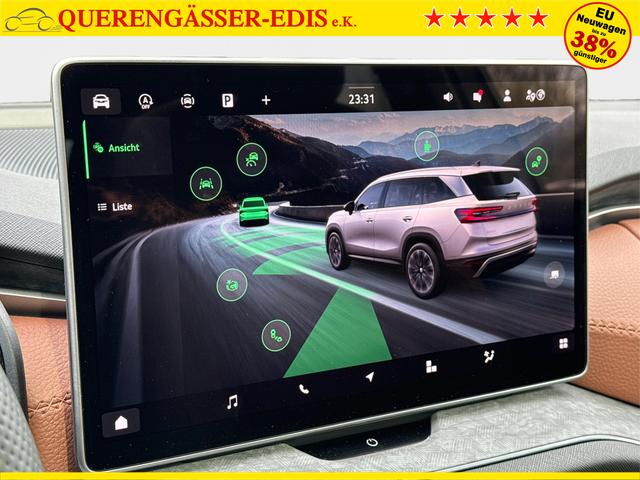Skoda / Kodiaq / Wei&szlig; / / / LEDER+AHK+PANO+MATRIX+360 KAM+eHK+20 LM, Beispielbilder, ggf. teilweise mit Sonderausstattung