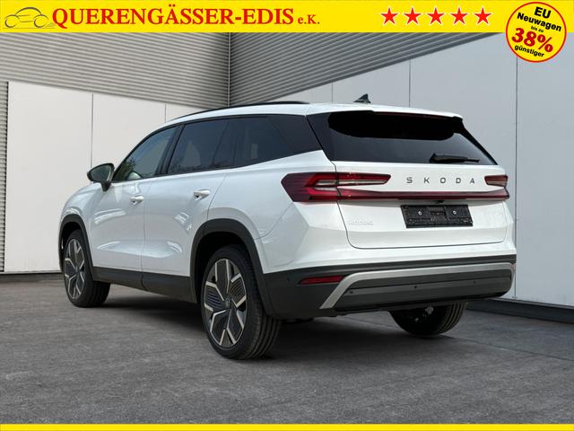 Skoda / Kodiaq / Wei&szlig; / / / LEDER+AHK+PANO+MATRIX+360 KAM+eHK+20 LM, Beispielbilder, ggf. teilweise mit Sonderausstattung