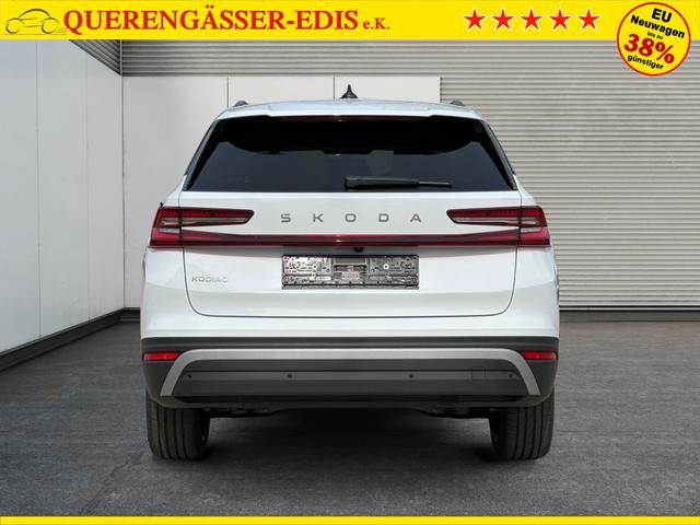 Skoda / Kodiaq / Wei&szlig; / / / LEDER+AHK+PANO+MATRIX+360 KAM+eHK+20 LM, Beispielbilder, ggf. teilweise mit Sonderausstattung