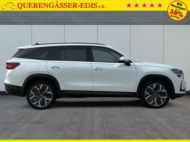 Skoda / Kodiaq / Wei&szlig; / / / LEDER+AHK+PANO+MATRIX+360 KAM+eHK+20 LM, Beispielbilder, ggf. teilweise mit Sonderausstattung