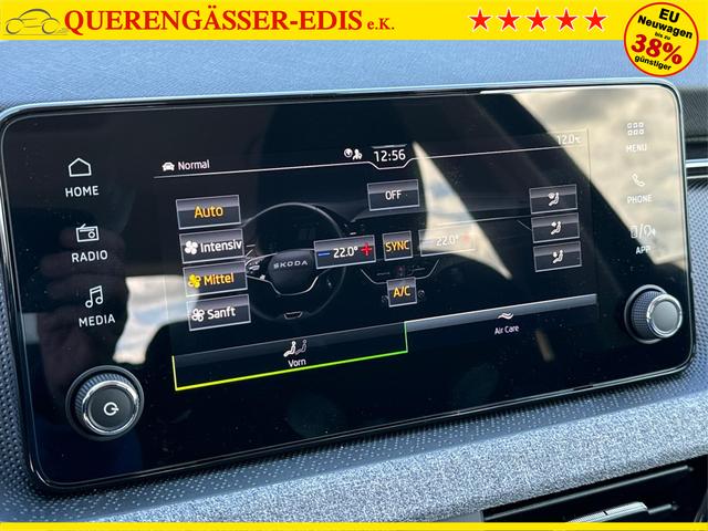 Skoda / Kamiq / Schwarz / / / SHZ+KAMERA+SMARTLINK+PDC+LED+16 ALU, Beispielbilder, ggf. teilweise mit Sonderausstattung
