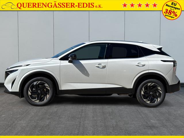 Nissan / Qashqai / Wei&szlig; / / / EL. HECKKL+HEAD-UP+KAMERA+ACC+PDC+SHZ+LED , Beispielbilder, ggf. teilweise mit Sonderausstattung