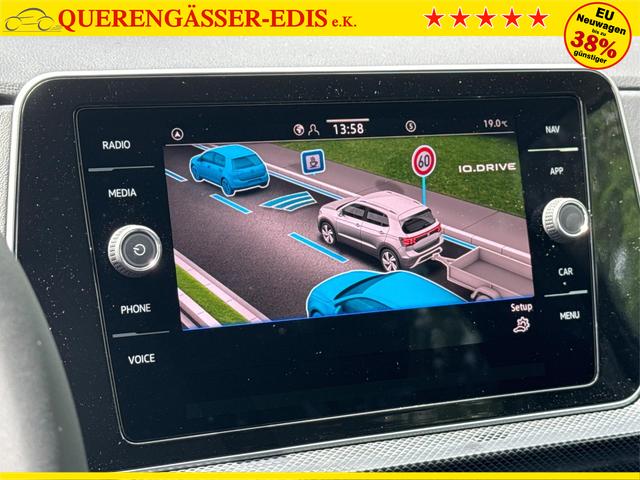 Volkswagen / T-Cross / / / / AHK+NAVI+MATRIX+SHZ+ACC+KAMERA+18'' ALU, Beispielbilder, ggf. teilweise mit Sonderausstattung