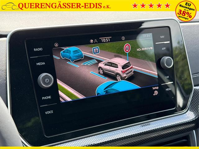 Volkswagen / T-Cross / Silber / / / MATRIX+SHZ+KAMERA+ACC+18'' ALU+KESSY+APP