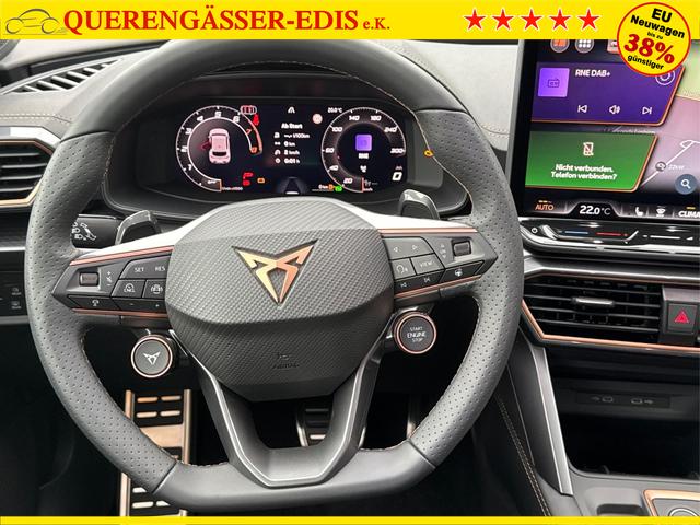 Cupra / Leon / Grau / / / NAVI+KAMERA+KESSY+MEMORY+SHZ+ACC+PDC+LED+19 ALU, Beispielbilder, ggf. teilweise mit Sonderausstattung