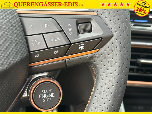 Cupra / Leon / Grau / / / NAVI+KAMERA+KESSY+MEMORY+SHZ+ACC+PDC+LED+19 ALU, Beispielbilder, ggf. teilweise mit Sonderausstattung