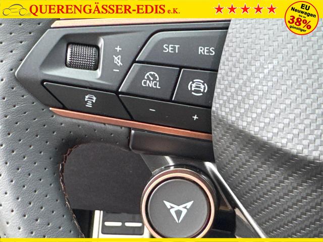 Cupra / Leon / Grau / / / NAVI+KAMERA+KESSY+MEMORY+SHZ+ACC+PDC+LED+19 ALU, Beispielbilder, ggf. teilweise mit Sonderausstattung