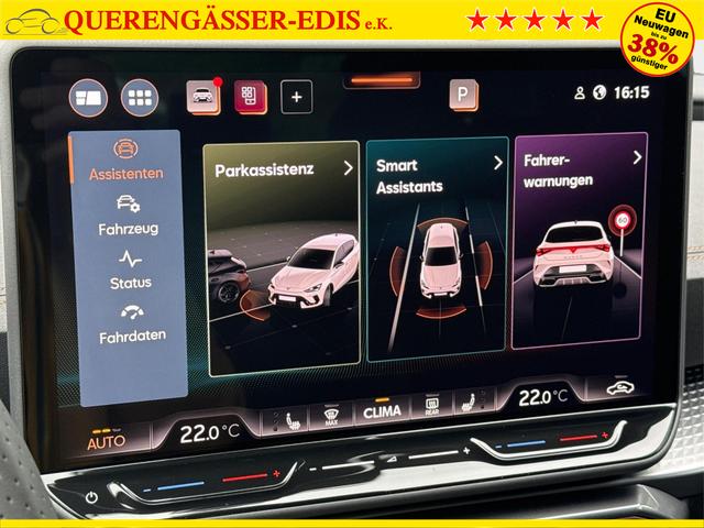 Cupra / Leon / Grau / / / NAVI+KAMERA+KESSY+MEMORY+SHZ+ACC+PDC+LED+19 ALU, Beispielbilder, ggf. teilweise mit Sonderausstattung
