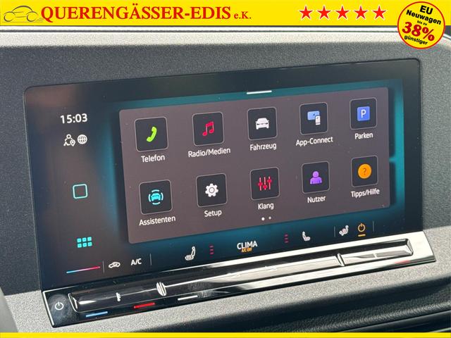 Volkswagen / Caddy Maxi / Wei&szlig; / / / Caddy Maxi KAMERA+APP+PDC+ACC+LANE ASSIST, Beispielbilder, ggf. teilweise mit Sonderausstattung