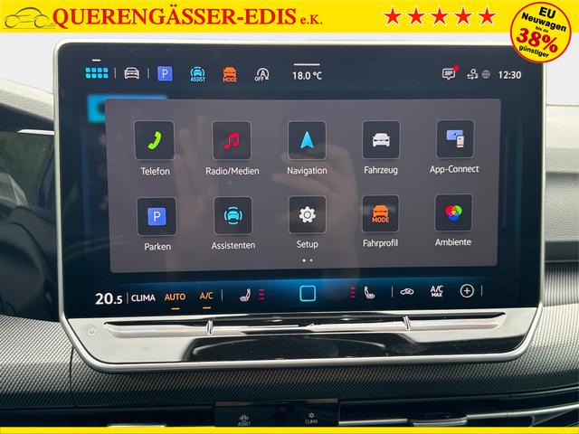 Volkswagen / Golf / Blau / / / PANO+LED-PLUS+ACC+SHZ+KEYLESS+KAMERA+18 ALU, Beispielbilder, ggf. teilweise mit Sonderausstattung
