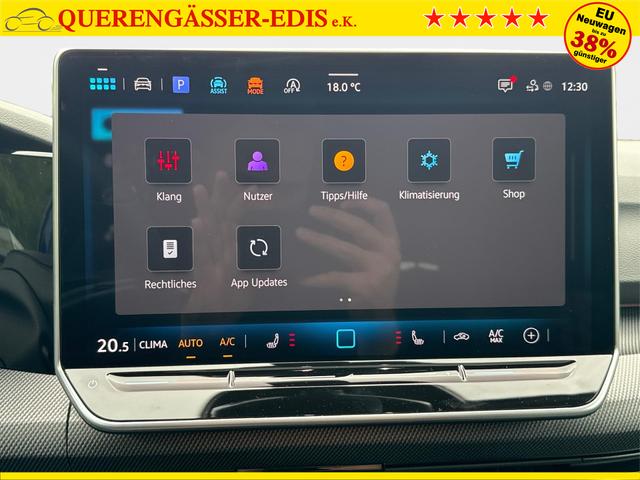 Volkswagen / Golf / Blau / / / PANO+LED-PLUS+ACC+SHZ+KEYLESS+KAMERA+18 ALU, Beispielbilder, ggf. teilweise mit Sonderausstattung