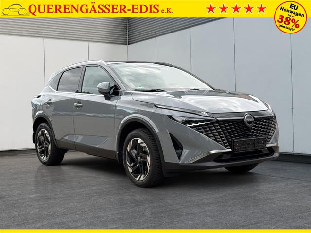 Nissan / Qashqai / Grau / / / QQ N-Connecta PANORAMA+beh.SCHEIBE+NAVI+AHK+ACC+WINTER