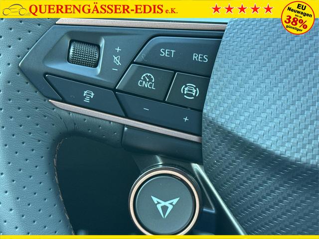 Cupra / Formentor / Blau / / / 4x4 AHK+NAVI+KAMERA+eHK+KESSY+ACC+19 ALU+LED+FULL LINK, Beispielbilder, ggf. teilweise mit Sonderausstattung