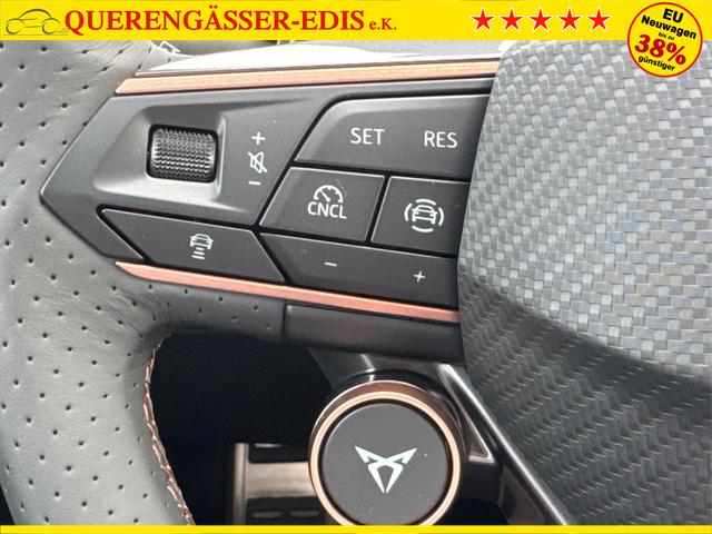 Cupra / Leon Sportstourer / Blau / / / ST AHK+NAVI+eHK+KAMERA+ACC+SHZ+18 ALU+LED, Beispielbilder, ggf. teilweise mit Sonderausstattung